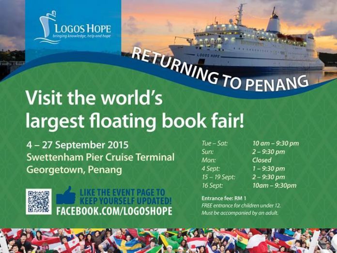 Logos Hope Returning to Penang!!