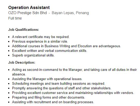 Operation Assistant Penang Career Assistance And Talent Centre operation-assistant-penang-career-assistance-and-talent-centre
